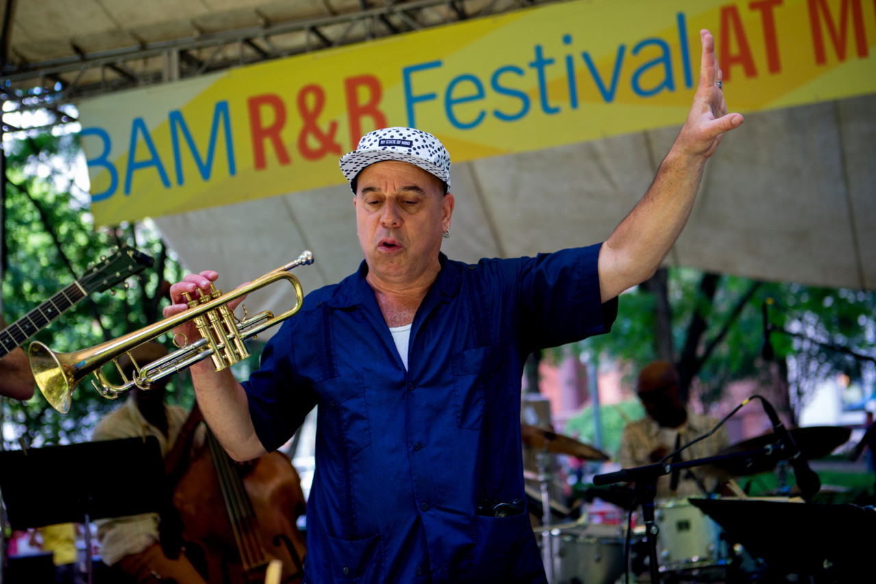 Henry Butler, Henry Butler - Steven Benstein and the Hot 9, BAM R&amp;B Festival at Metrotech