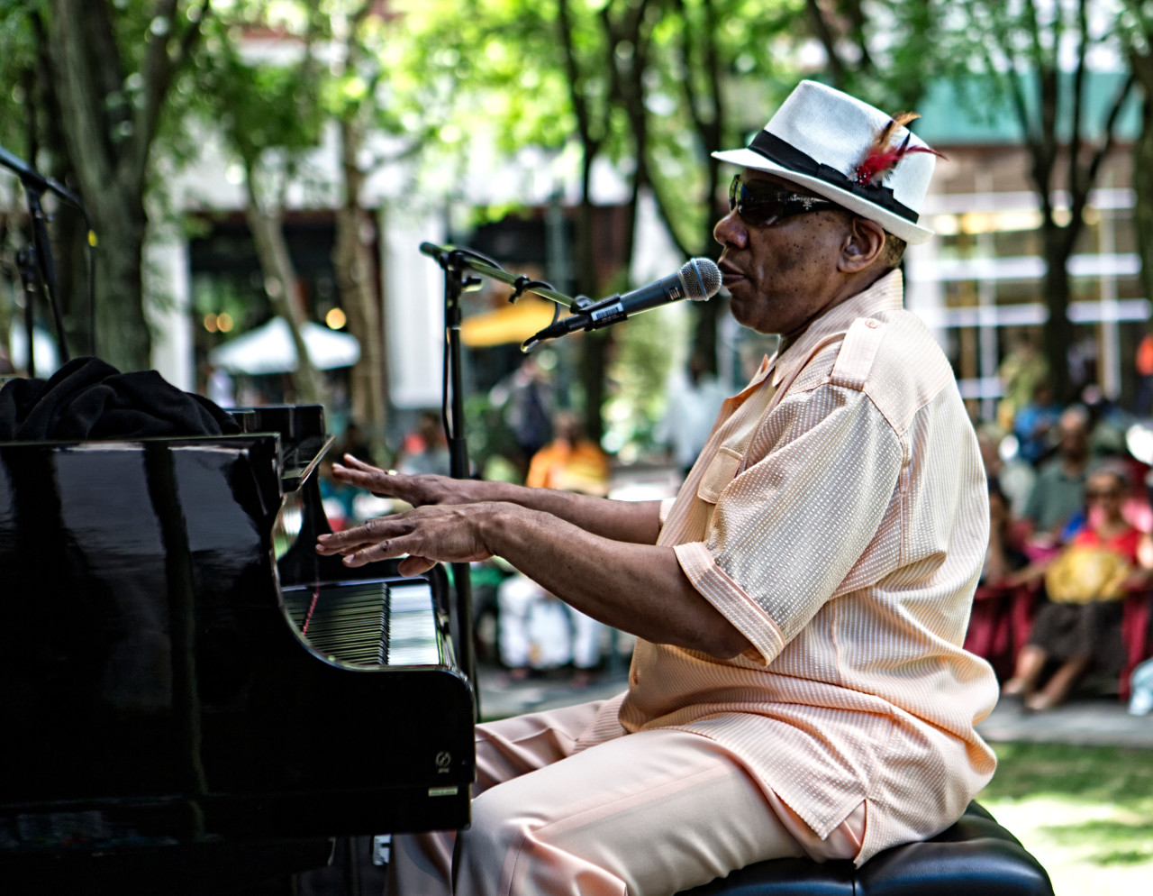 Henry Butler, Henry Butler - Steven Benstein and the Hot 9, BAM R&amp;B Festival at Metrotech