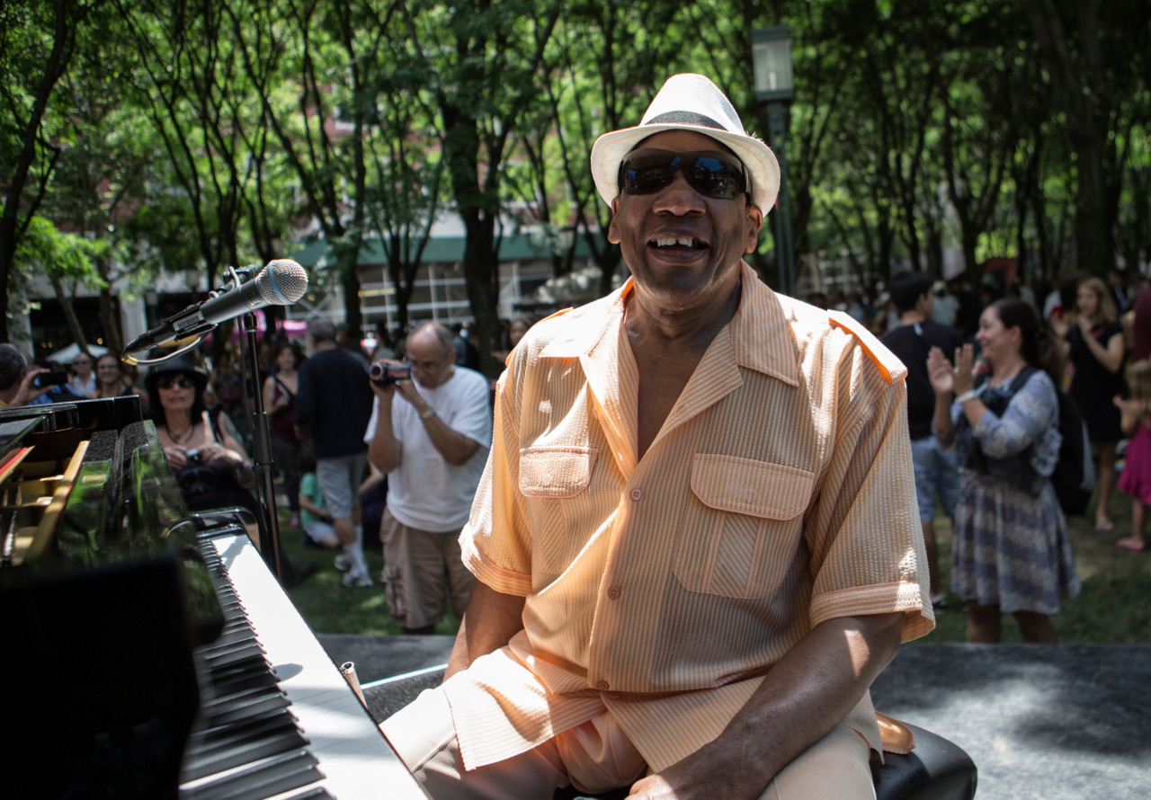 Henry Butler, Henry Butler - Steven Benstein and the Hot 9, BAM R&amp;B Festival at Metrotech