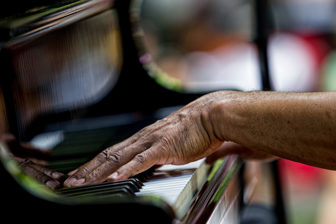 Henry Butler, Henry Butler - Steven Benstein and the Hot 9, BAM R&amp;B Festival at Metrotech