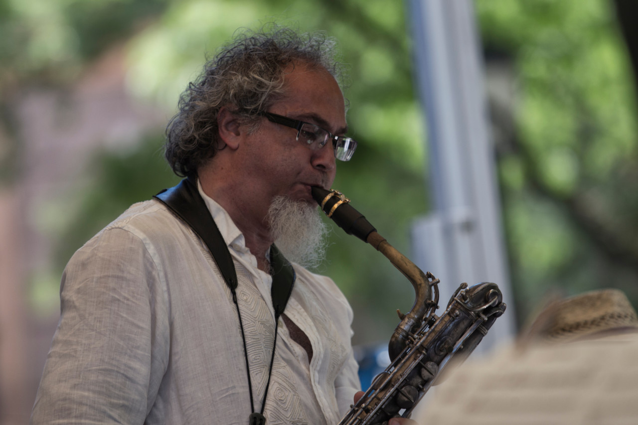 Henry Butler, Henry Butler - Steven Benstein and the Hot 9, BAM R&amp;B Festival at Metrotech