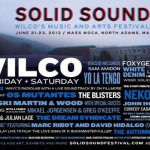 Wilco Solid Sound Festival 2013 lineup Yo La Tengo Neko Case